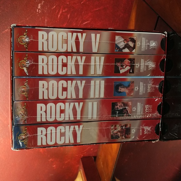 Rocky Other Rocky 20 Anthology 5 Vhs Box Set Poshmark
